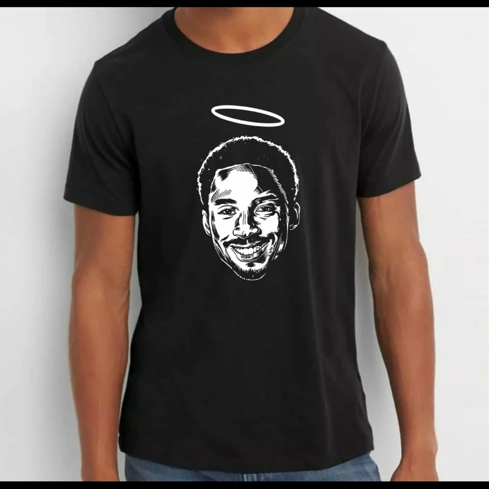 RIP Kobe Bryant Angel Black Mamba Tee Shirt